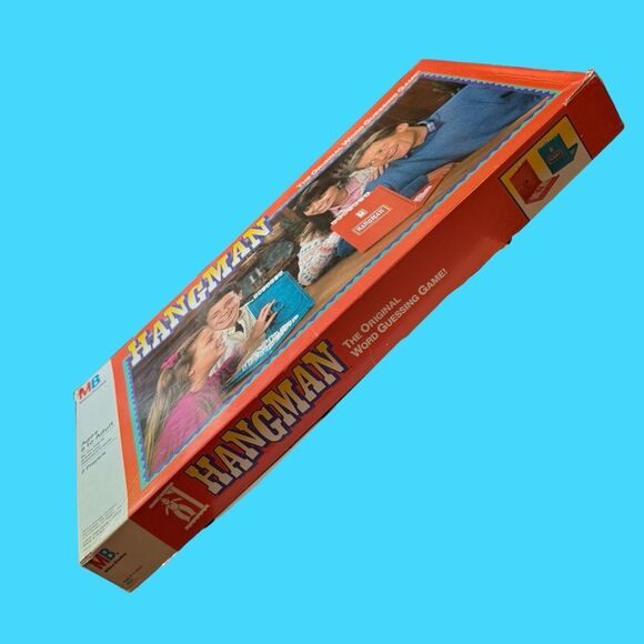 Vintage 1988 Hangman The Original Word Guessing Game  Milton Bradley Complete - Picture 4 of 9